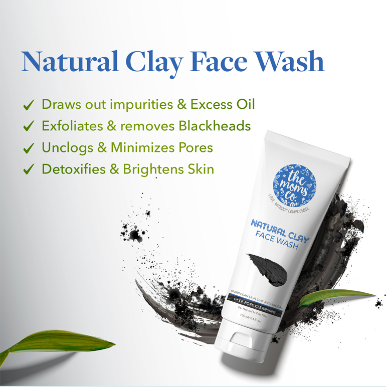 the moms co natural clay face wash