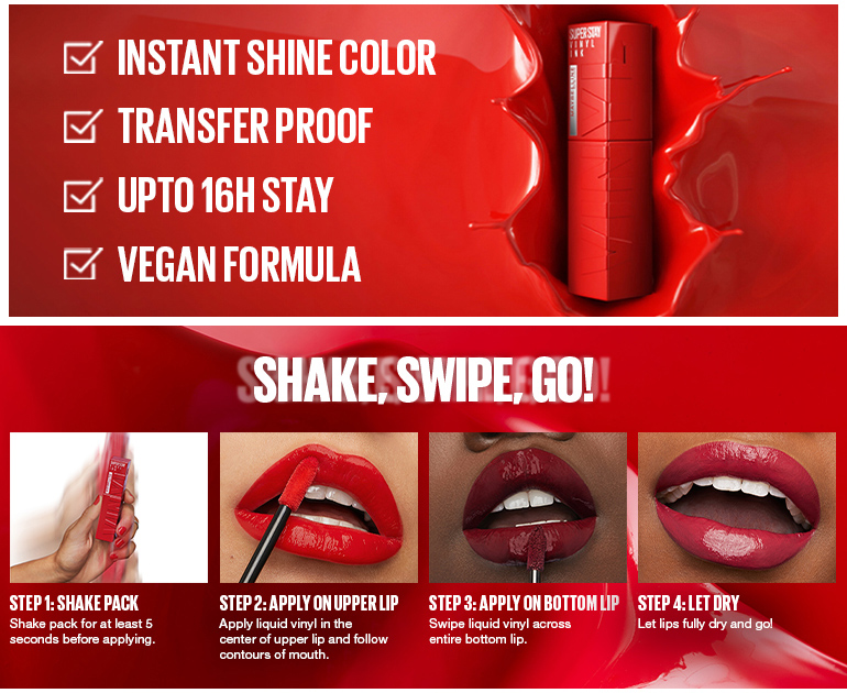 Maybelline Superstay Vinyl Ink (4.2ml/0.14oz) New As Seen In