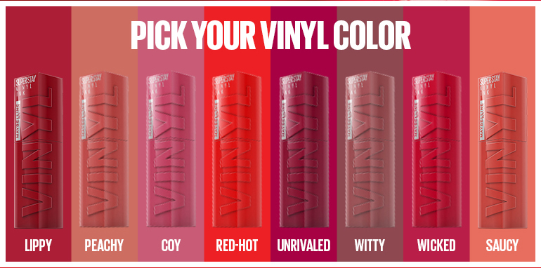 Maybelline New York Superstay Vinyl Ink Liquid Lipstick - Saucy | eBay