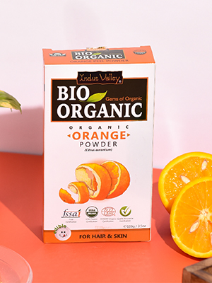 Indus Valley Bio Organic Orange Peel Powder for Skin Lightening Face Pack:  Buy Indus Valley Bio Organic Orange Peel Powder for Skin Lightening Face  Pack Online at Best Price in India |