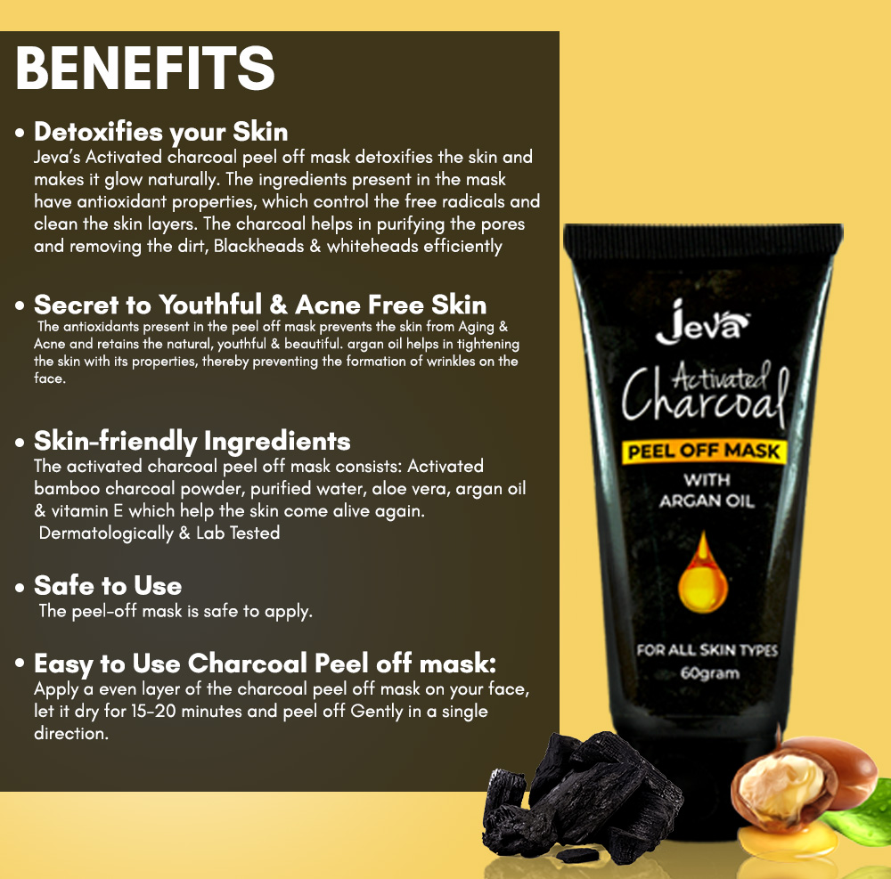 Jeva charcoal peel off mask