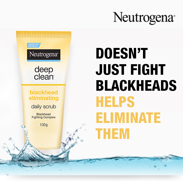 neutrogena deep clean blackhead eliminating scrub