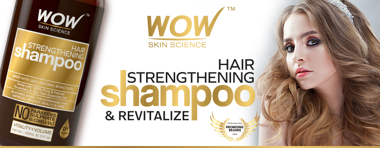 WOW Skin Science Hair Strengthening Shampoo: Buy WOW Skin Science Hair  Strengthening Shampoo Online at Best Price in India | Nykaa